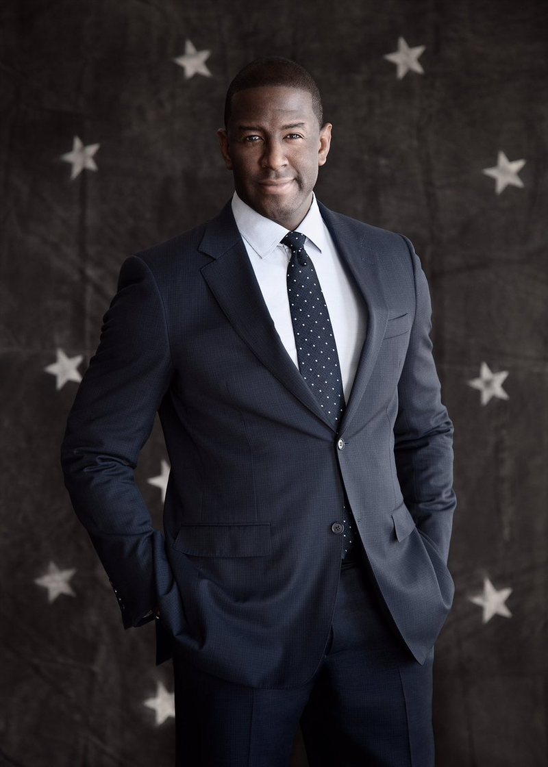 Illustration for article titled Magnificent,
and I Don’t Just Mean the Sharp-Dressed Man:
Andrew Gillum To Use War Chest Leftovers To Register Florida Voters